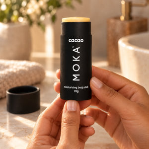 Pushing up the base of the MOKA stick